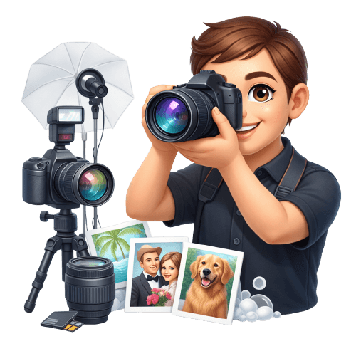 Photography service category illustration